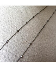 tangers | Two Sided Crystals Long Necklace(ネックレス)