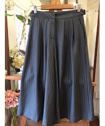 tangers | Stripey Buckle Culottes (Grey)(その他パンツ)