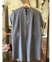 tangers | V Neck Inverted Box Pleat One Piece(チュニック)