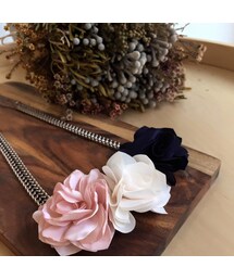 tangers | Tri-Coloured Rose Necklace(ネックレス)