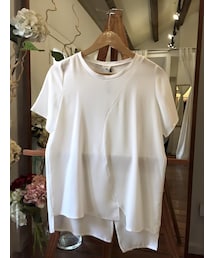 tangers | Chiffon Paneled Crew Top(Tシャツ/カットソー)