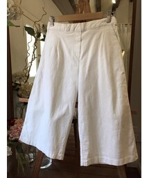 tangers | Cotton Two Pockets Culottes (White)(その他パンツ)