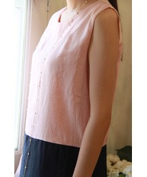 tangers | Back Darts Linen Shift Dress(ワンピース)
