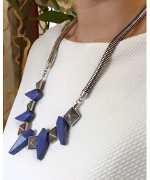 tangers | Blue Kites Silver Pyramids Necklace(ネックレス)