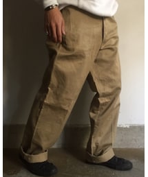 VINTAGE | VINTAGE 50's 8.2oz Twill Military Chino 54年製造 アメリカ軍 ミリタリーらしいステンシル等よくよくみると魅力満載の逸品。コンディションもよくミルスペックの文字もはっきり読めてなによりツイルの光沢感がバッチリ残ってます。(その他パンツ)