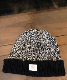 BOTH HANDS : Cotton grandrelle knit cap -black-(ニットキャップ/ビーニー)