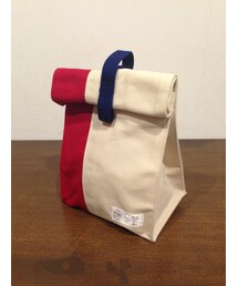 Nice Time Full Range: Waxing 2-tone lunch bag(クラッチバッグ)