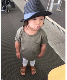 やっぱり麦わらにした。 | ハット