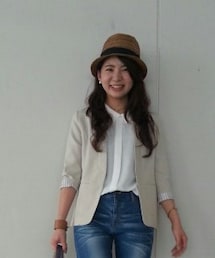 DRECOのサイトで1000円オフキャンペーン中で売り切れ寸前のオンワードコラボジャケット | ノーカラージャケット