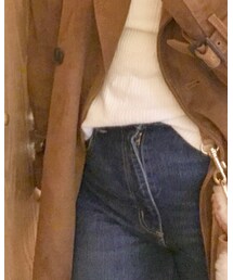 GU | ハイウエストストレートジーンズ👖(デニムパンツ)