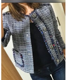 ZARA | ノーカラージャケット