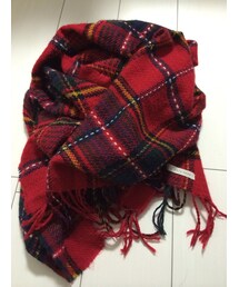 LOWRYS FARM | 赤チェックマフラー(マフラー)