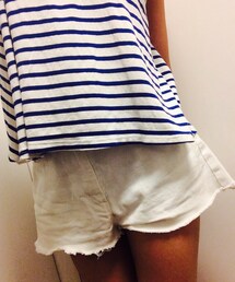 SLY | ホワイトショートパンツ(デニムパンツ)