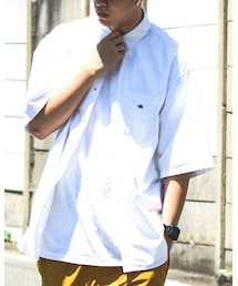 NorthFacePurpleLabel | Cotton Polyester OX B.D. Big H/S Shirt/NT3010N/W(シャツ/ブラウス)