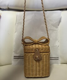 anatelier | ラタンリボンかごショルダー(かごバッグ)