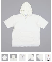 blurhms | Half Zip Hooded(トップス)