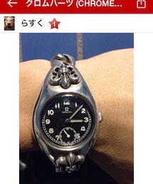 CHROME HEARTS | アンティークオメガスモールセコンド クロムハーツブレスウォッチ(アナログ腕時計)