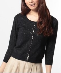 NETTO di MAMMINA | 前立て裏レース透かしカーディガン
(カーディガン/ボレロ)