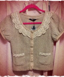 minirdees | スカラップ襟カーディガン(カーディガン/ボレロ)