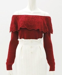 RD ROUGE DIAMANT | オフショルニット(ニット/セーター)