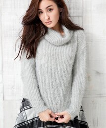 ECURY | ハイネックシャギーニットトップス(ニット/セーター)