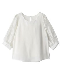 GRL | フラワーオーガンジースリーブトップス(シャツ/ブラウス)