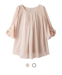 GRL | リボンスリーブデザインシフォントップス(シャツ/ブラウス)