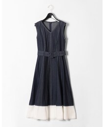 Diagram | デニム配色ワンピース(ワンピース/ドレス)