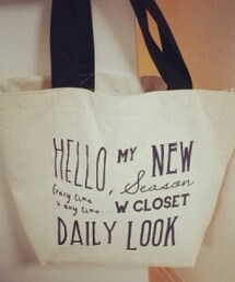 w closet | w closet ノベルティトートバッグ(トートバッグ)