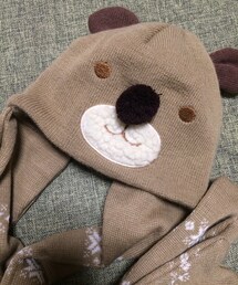 no brand | くまニット帽(ニットキャップ/ビーニー)