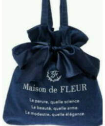 Maison de FLEUR | デニムリボンバック(トートバッグ)