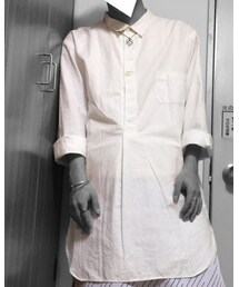 Euro DEADSTOCK | グランパシャツ(シャツ/ブラウス)