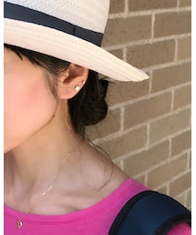 ピアス＆ネックレス着用 | ピアス（両耳用）