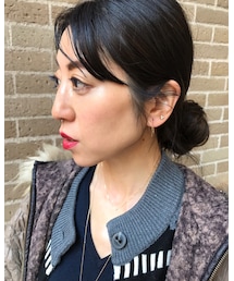 pinacoteca 321 ネックレス＆ld397 フープピアス着用 | ネックレス