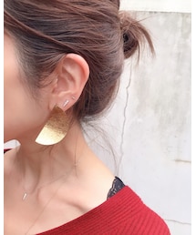 two ply 360 ネックレス、362 ピアス& les desseins de DIEU 714 ピアス着用 | ピアス（両耳用）