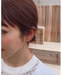 les desseins de DIEU 853 & two ply 450 ピアス着用 | ピアス(両耳用)