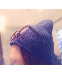 coen | ネイビーのビーニー(ニットキャップ/ビーニー)