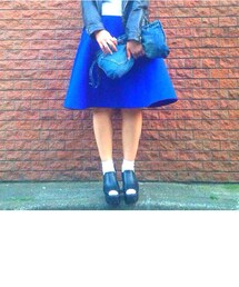 はかなくなったデニムで作ったクラッチ(クラッチバッグ)