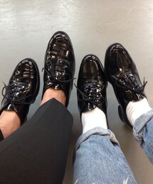 American Apparel | 彼とオソロ(ドレスシューズ)