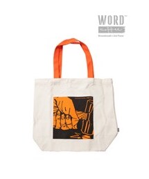 BROWN BREATH | WORD MESSAGE BAG - IVORY
(トートバッグ)