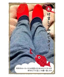 赤い靴下にパジャマ | 賀正(その他パンツ)