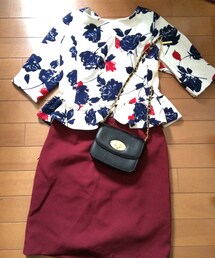 LILY BROWN | 花柄トップス(Tシャツ/カットソー)