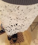 GU | ホワイトレーススカート(裙子)