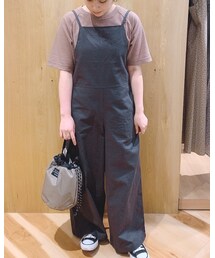 Samansa Mos2 blue | サロペット/オーバーオール