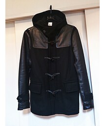 HARLEM ROUNGE | レザーダッフルコート(ダッフルコート)