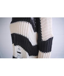 슈가파우더 단가라니트(ニット/セーター)