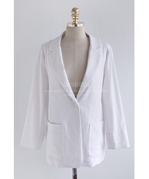 오늘도안녕 리넨자켓(その他アウター)