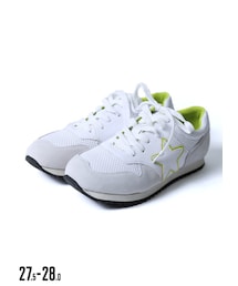 QZILLA by Mr.Bliss | レザー本革星ランニングシューズ スニーカー(27.5cm~28.0cm)(スニーカー)