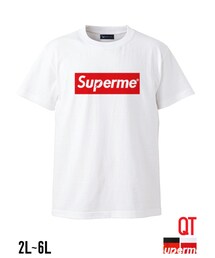 QZILLA by Mr.Bliss | 大きいサイズ メンズ QT(キューティ)Supermen スーパーメン 綿100%Uネック半袖Tシャツ(Tシャツ/カットソー)
