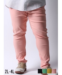 QZILLA by Mr.Bliss | 感激カラーパンツスリムテーパードチノパン2L/3L/4L(その他パンツ)